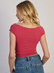 HARLOW CLAIRE TEE - WASHED RED HARLOW - Boathouse USA