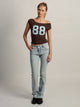 HARLOW CLAIRE TEE 88 - BROWN