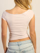 HARLOW CLAIRE TEE - BABY PINK HARLOW - Boathouse USA