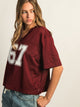 HARLOW PINNY TEE - BURGUNDY HARLOW - Boathouse USA