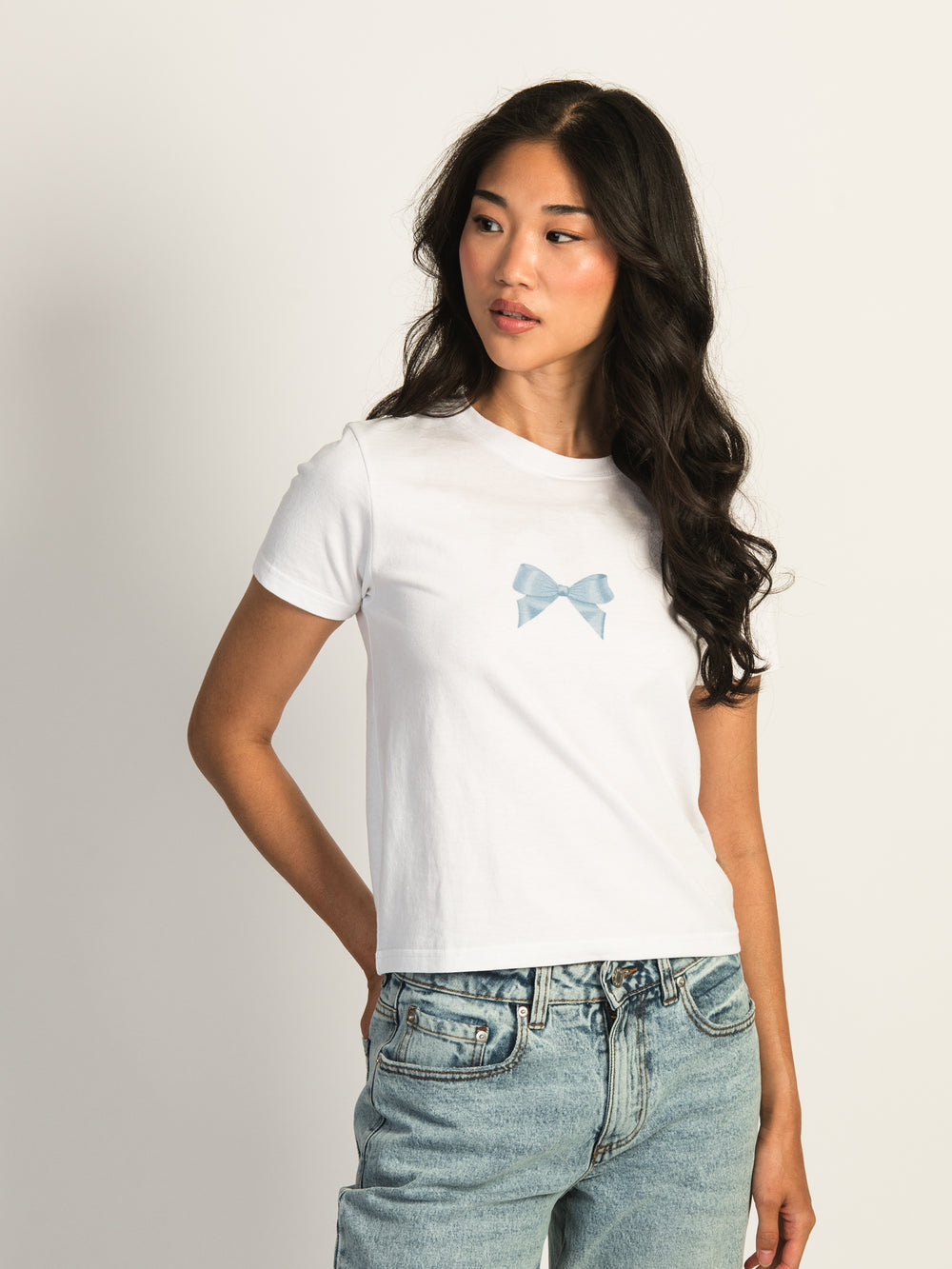 HARLOW BRENNA TEE - BLUE BOW