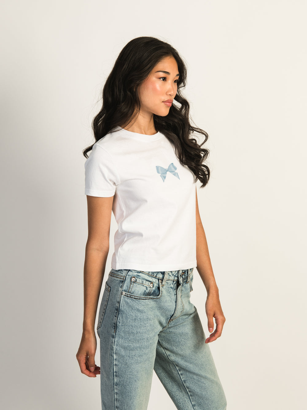 HARLOW BRENNA TEE - BLUE BOW