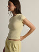 HARLOW GIA TEE - BABY YELLOW HARLOW - Boathouse USA
