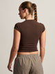 HARLOW GIA TEE - BROWN