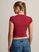 HARLOW GIA TEE - BURGUNDY HARLOW - Boathouse USA