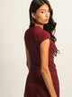 HARLOW GIA TEE - BURGUNDY HARLOW - Boathouse USA