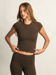 HARLOW GIA TEE - CHOCOLATE HARLOW - Boathouse USA