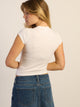 HARLOW KATIE TEE - WHITE HARLOW - Boathouse USA