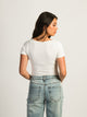 HARLOW SQUARENECK SEAMLESS TEE - OFF WHITE HARLOW - Boathouse USA