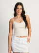 HARLOW ISLA TANK TOP - CREAM HARLOW - Boathouse USA