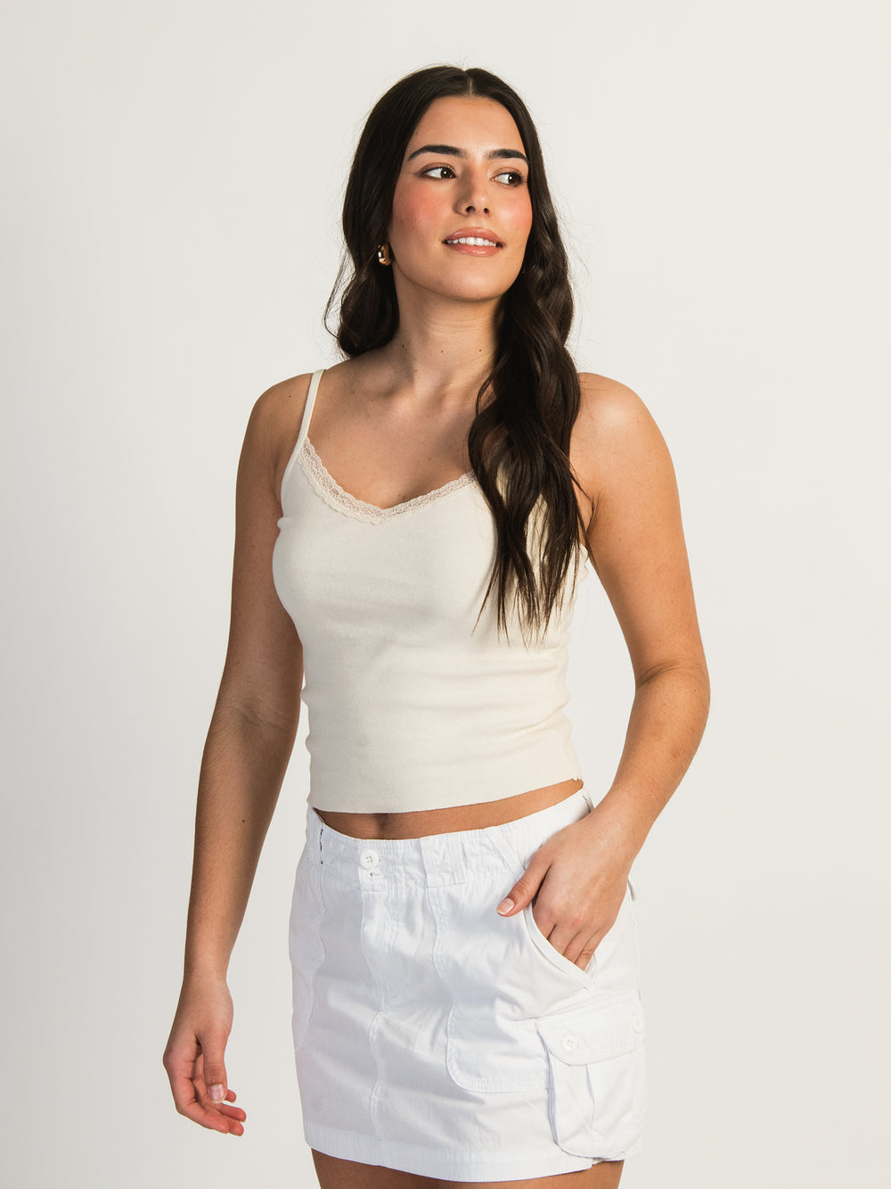 HARLOW ISLA TANK TOP - CREAM