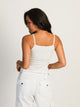 HARLOW ABBY MELANGE TANK - HEATHER CLOUD WHITE HARLOW - Boathouse USA