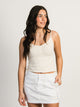 HARLOW ABBY TANK TOP - CREAM HARLOW - Boathouse USA