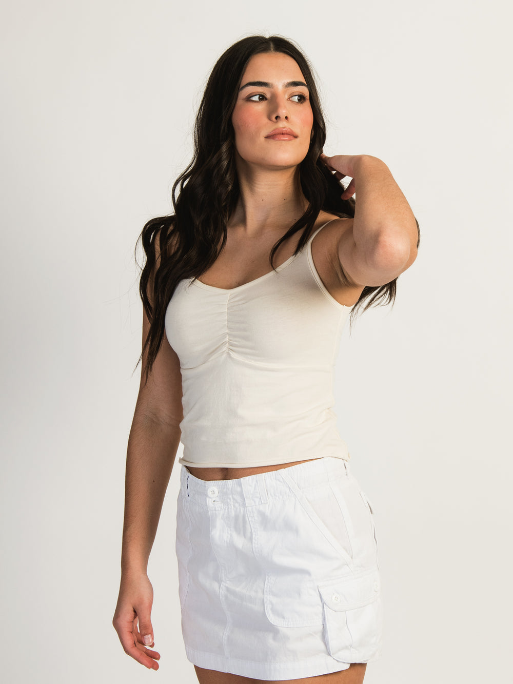 HARLOW ABBY TANK TOP - CREAM