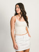 HARLOW SARAH TANK TOP - CREAM HARLOW - Boathouse USA