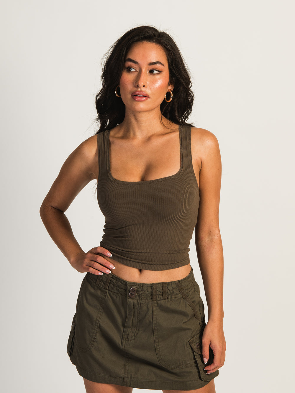 HARLOW LUCIE TANK - ARMY GREEN