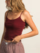 HARLOW MALLORY TANK TOP - BURGUNDY HARLOW - Boathouse USA