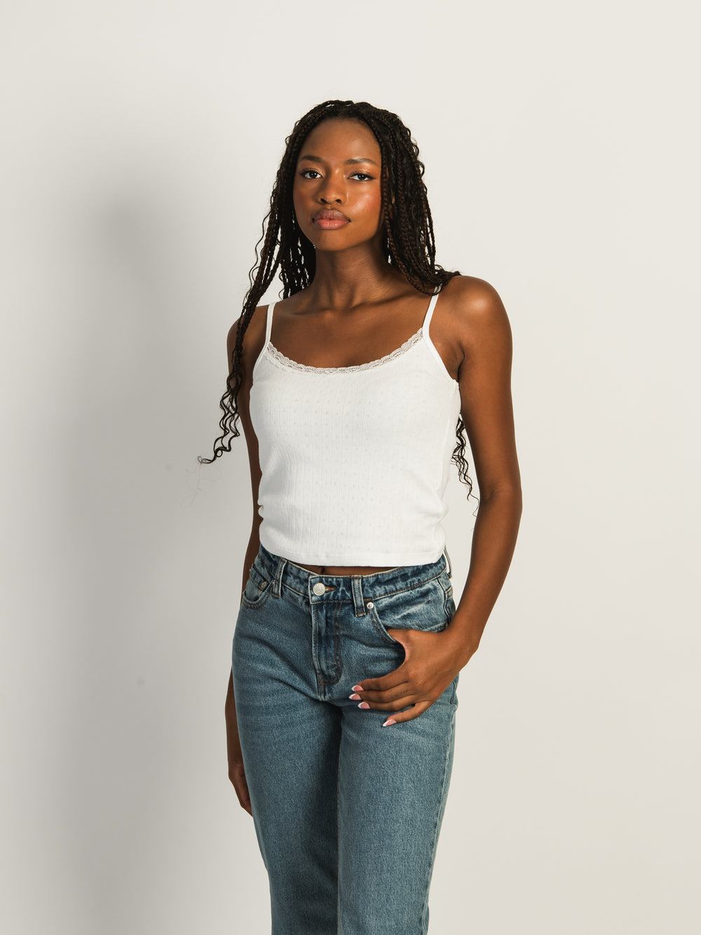 HARLOW MALLORY TANK TOP - OFF WHITE