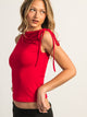 HARLOW TEGAN TANK TOP - PORT