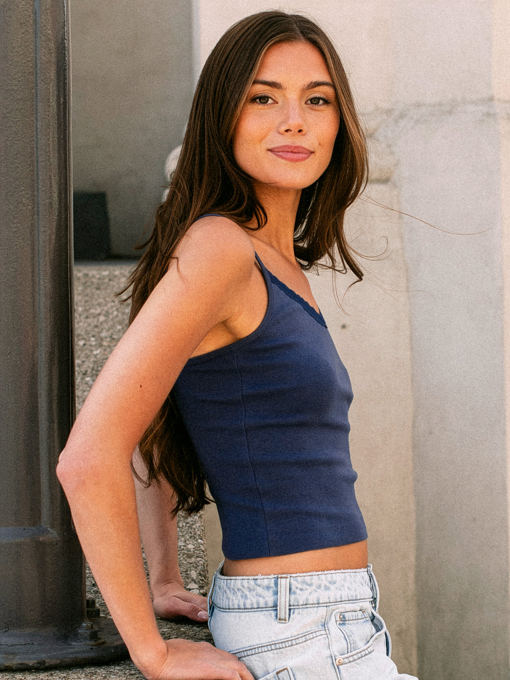 HARLOW ISLA TANK - INDIGO