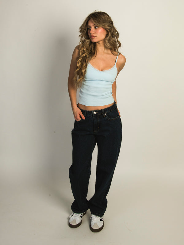 HARLOW ISLA TANK TOP - SOFT BLUE