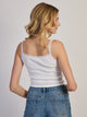 HARLOW HANNAH TANK - WHITE HARLOW - Boathouse USA