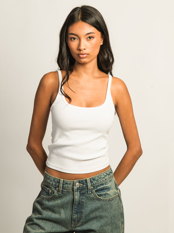 HARLOW ESSENTIAL RIBBED TANK