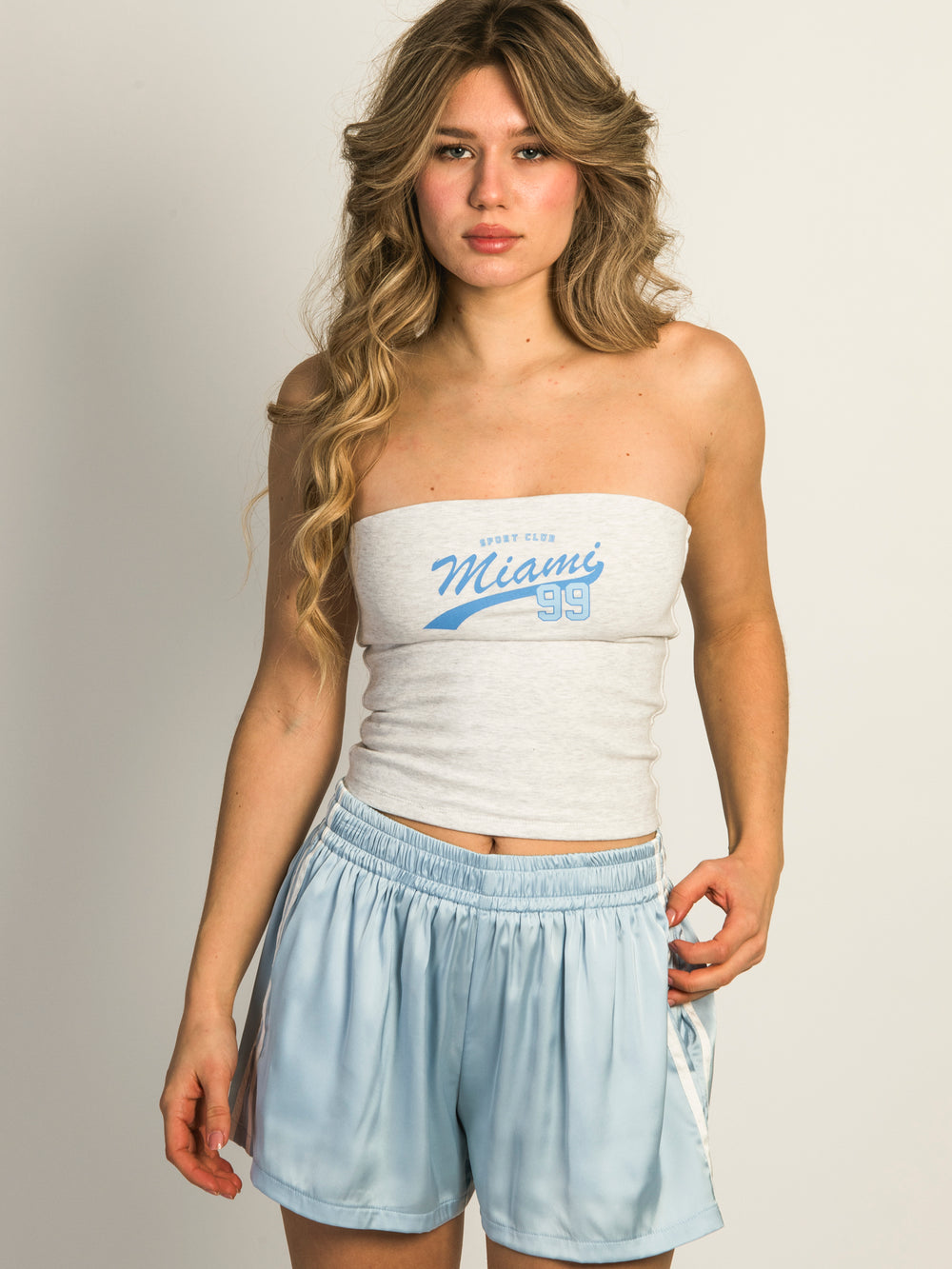 HARLOW BAILEY MELANGE TUBE TOP - MIAMI 99