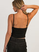 HARLOW TYLA TANK TOP - BLACK