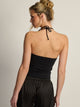 HARLOW TORI HALTER TOP - BLACK HARLOW - Boathouse USA