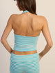 HARLOW MELANI HALTER TOP -BLUE HARLOW - Boathouse USA