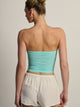 HARLOW SIENNA TUBE TOP - AQUA HARLOW - Boathouse USA