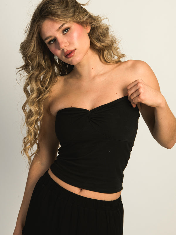 HARLOW NINA TUBE TOP - BLACK
