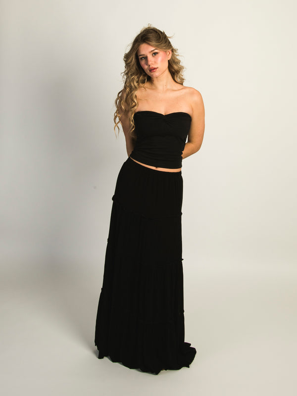 HARLOW NINA TUBE TOP - BLACK