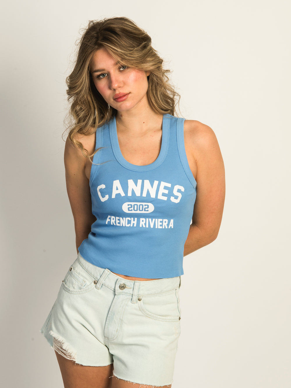 HARLOW KENDALL PRINT TANK TOP - CANNES
