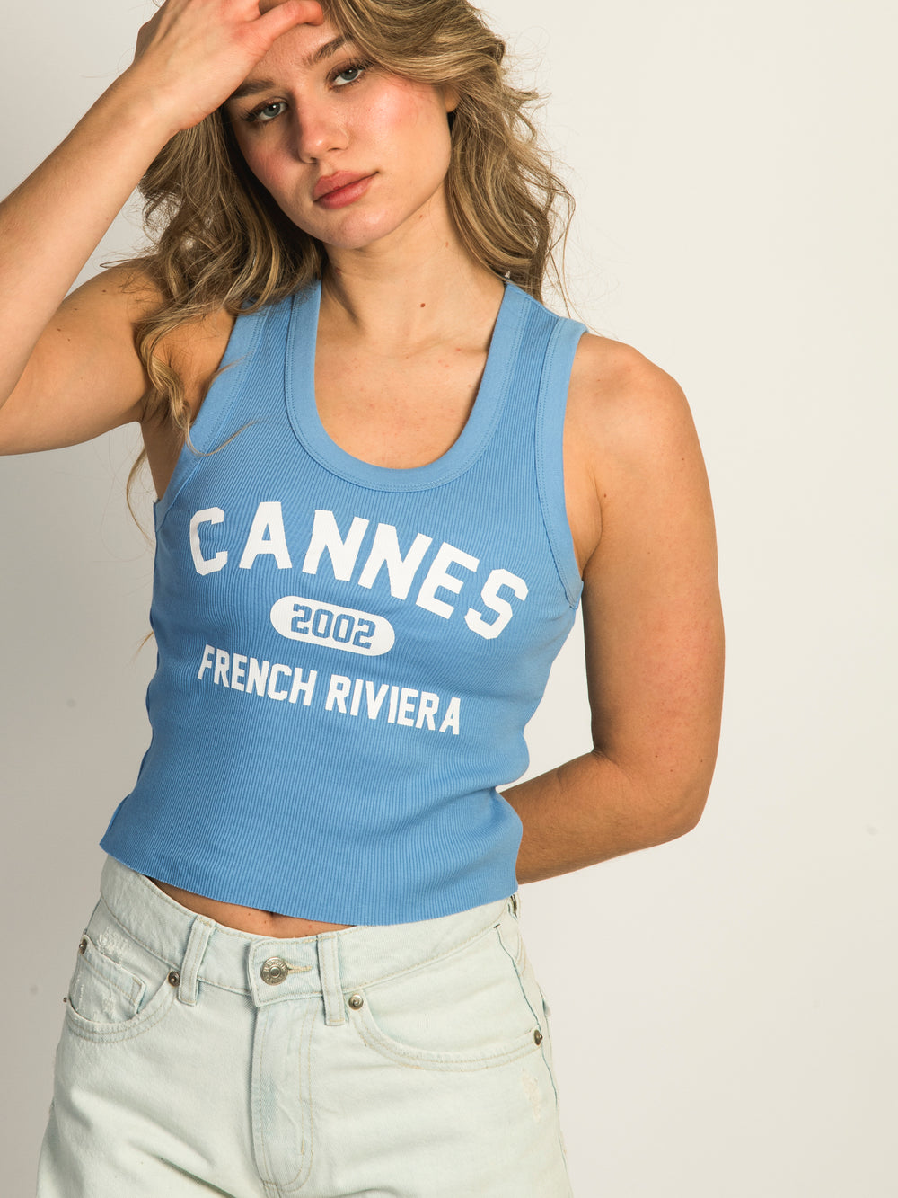 HARLOW KENDALL PRINT TANK TOP - CANNES