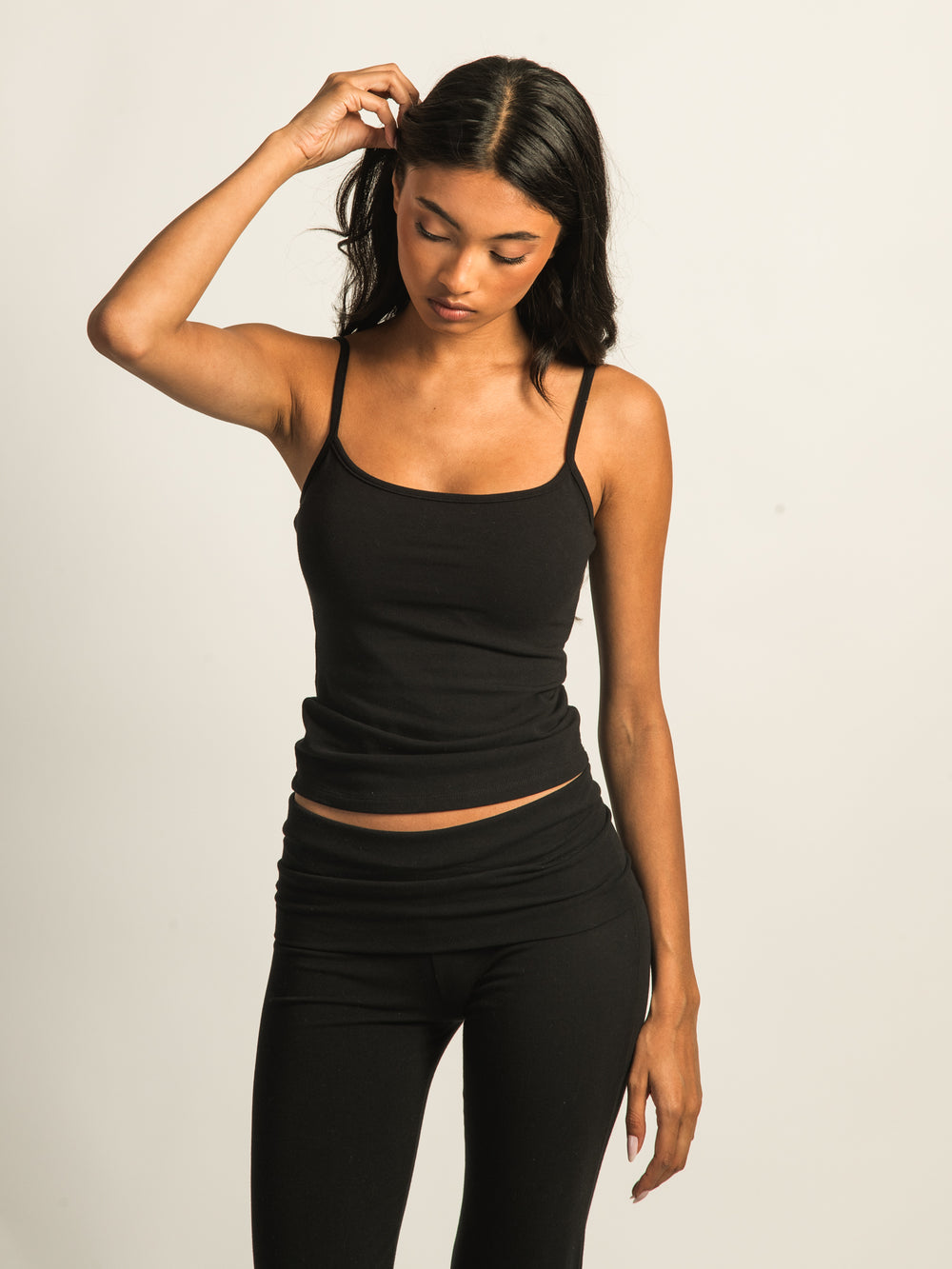 HARLOW GIA TANK TOP - BLACK