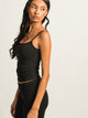 HARLOW GIA TANK TOP - BLACK HARLOW - Boathouse USA