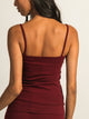 HARLOW GIA TANK TOP - BURGUNDY HARLOW - Boathouse USA