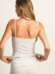 HARLOW GIA MELANGE TANK TOP - CLOUD HARLOW - Boathouse USA
