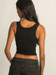 HARLOW ESSENTIAL LUXE TANK TOP - BLACK HARLOW - Boathouse USA