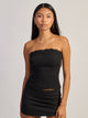 HARLOW VEGAS TUBE TOP TANK - BLACK