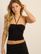 HARLOW LIA TOP - BLACK HARLOW - Boathouse USA