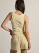 HARLOW ESSENTIAL SQUARENECK TANK - YELLOW HARLOW - Boathouse USA