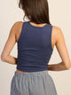 HARLOW ESSENTIAL SQUARENECK TANK - INDIGO HARLOW - Boathouse USA