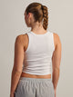 HARLOW ESSENTIAL SQUARENECK TANK - WHITE HARLOW - Boathouse USA