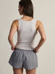 HARLOW ESSENTIAL SQUARENECK TANK - CLOUD HARLOW - Boathouse USA