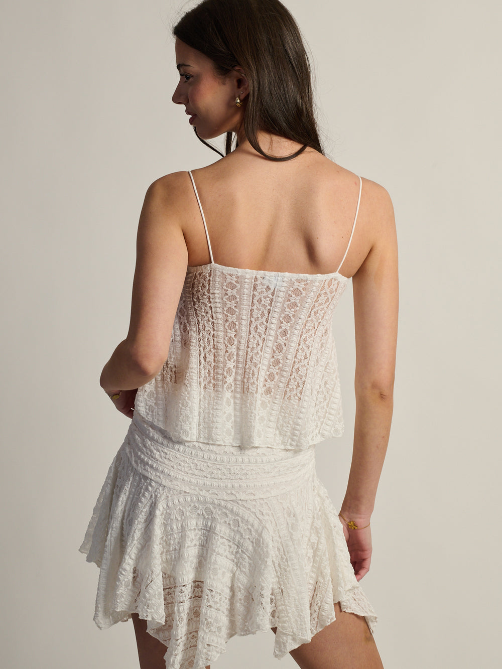 HARLOW MELODY TANK - WHITE