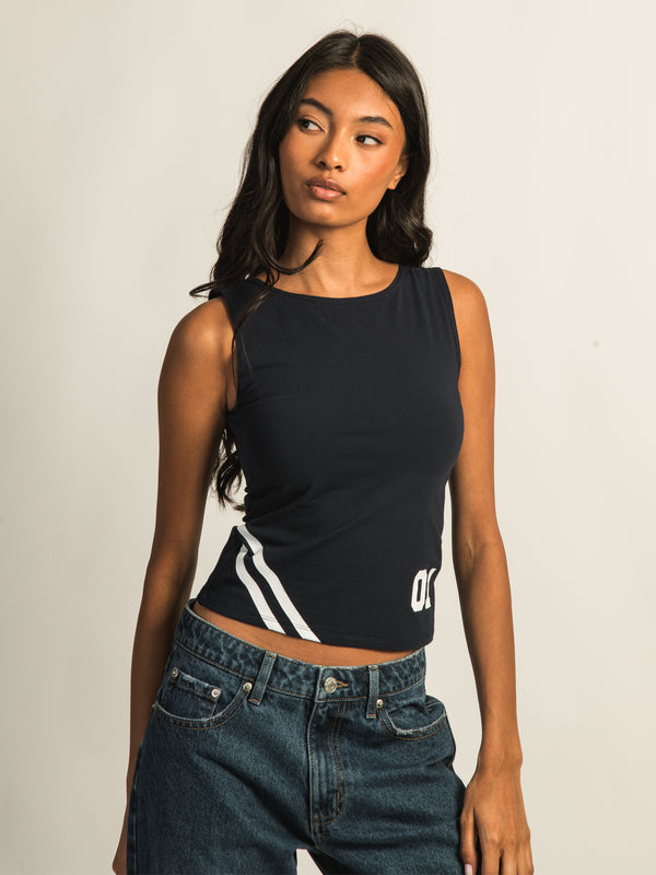 HARLOW PARIS PRINT TANK TOP - NAVY