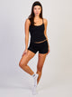 HARLOW SCULPT SWEETHEART TANK TOP - BLACK HARLOW - Boathouse USA